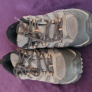 Merrell Moab 2 Vent Beluga Hiking Trail Shoes Mens Size 7.5 Gray Vibram J06029